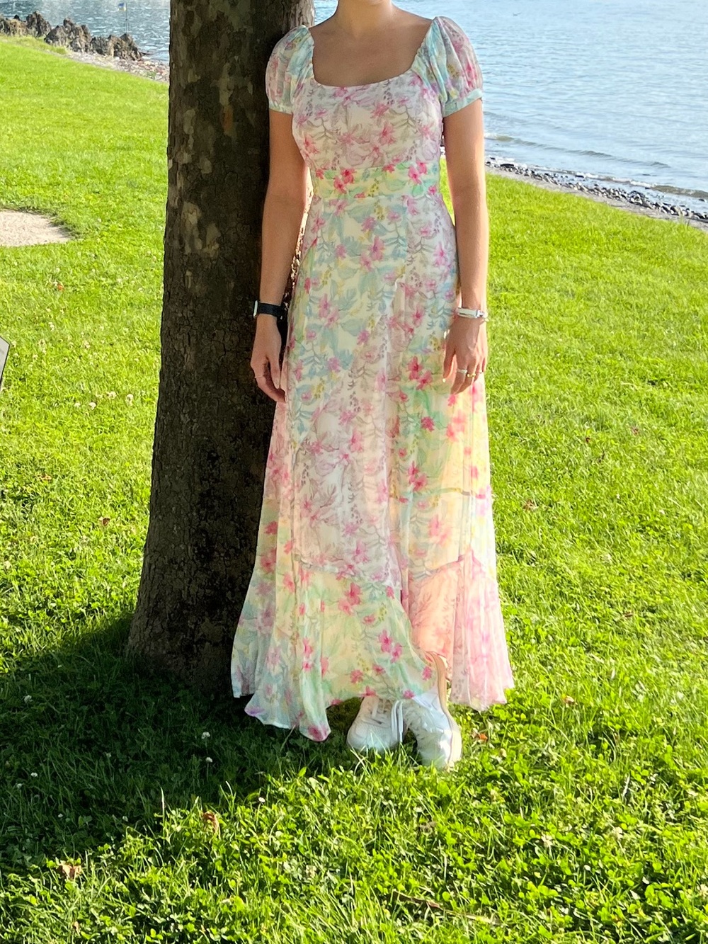 Loveshack Fancy Maxi Floral Dress - Picture 2 of 2